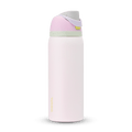 Insulated Straw Lid Water Bottle with Handle