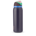 Insulated Straw Lid Water Bottle with Handle