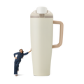 Insulated Straw Lid Tumbler
