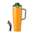 Insulated Straw Lid Tumbler
