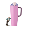 Insulated Straw Lid Tumbler