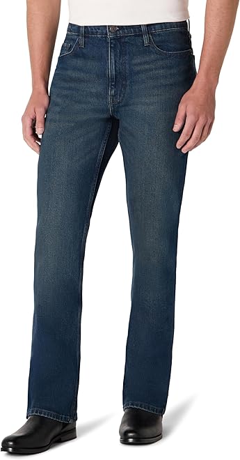 Men's Straight-Fit Bootcut Jean, Heavyweight Low Stretch Denim