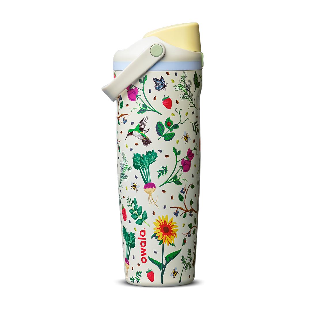Floral Insulated Water Bottle