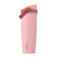 Insulated Straw Lid Water Bottle with Handle
