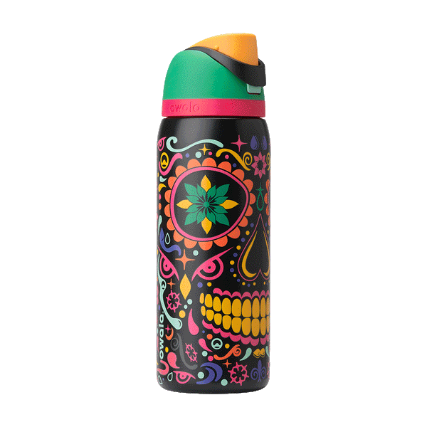 Sugar Skull Insulated Water Bottle